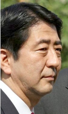 아베 신조 총리의 2006년 모습. 