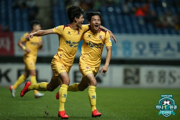  K리그2, 광주 vs 안산의 경기