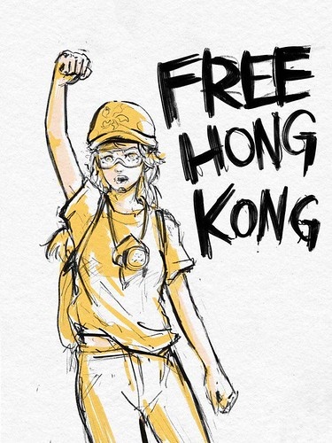 홍콩 시위 웹선전 이미지？