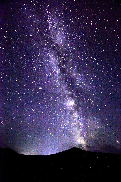 몽골의 밤하늘 모습. 