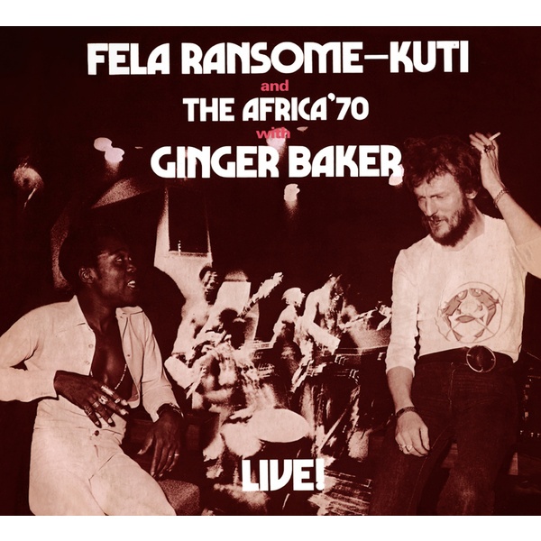  진저 베이커는 1970년대 초 아프리카로 떠나, 나이지리아의 아프로비트 뮤지션 펠라 쿠티와 함께 아프리카의 블루스 - 재즈 리듬을 탐구한다. 펠라 쿠티와 함께 공연한 실황을 담은 앨범 <Live!>의 커버.
