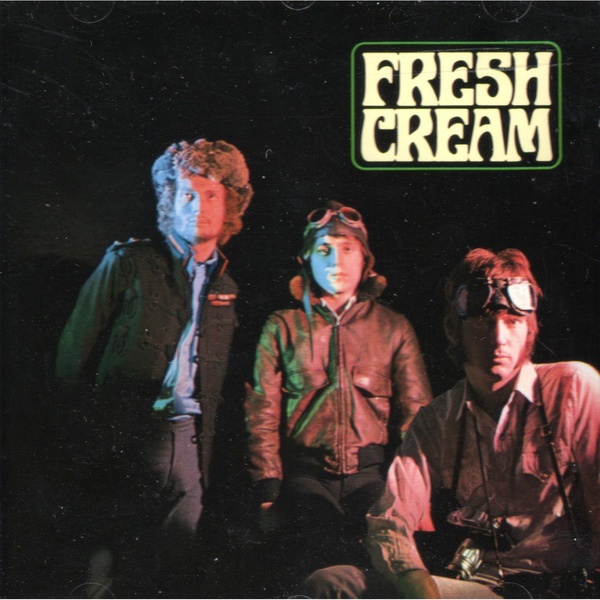  크림의 데뷔 앨범 <Fresh Cream>의 앨범 커버. 맨 좌측이 진저 베이커다. 대중음악 최초의 슈퍼 밴드 크림은 2년 남짓한 활동 기간 동안 천만장이 넘는 앨범 판매고를 기록했다.