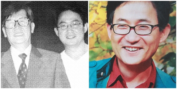 신영복과 이승혁(오른쪽). 두 사람은1988년 처음 만났다.