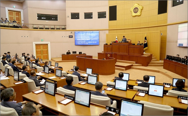 대전시의회 회의 장면(자료사진).