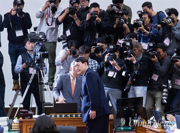 17일 오전 서울 서초구 대검찰청에서 법사위 국정감사가 열리고 있다. 