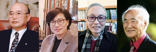 왼쪽부터 최위승, 이수경, 이상옥, 장기홍.