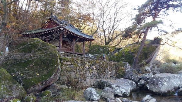 무등산에서 발원한 역사의 물길이 풍암정 앞을 도도히 휘돌아 나가고 있다
