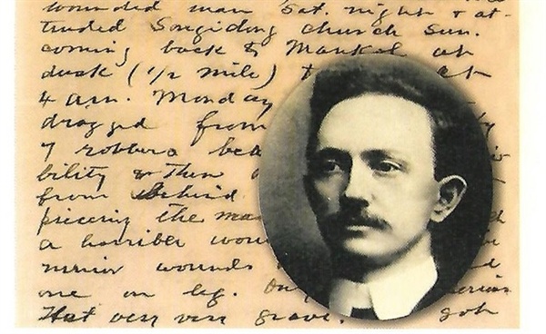 전킨 선교사와 그의 친필 편지(<살아있는 성자 포사이드> 스캔)