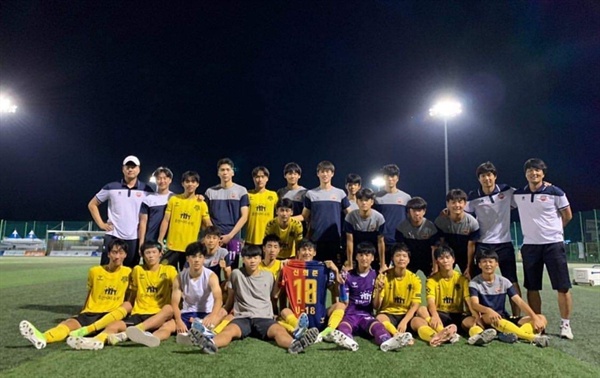  수원FC U18 단체 사진