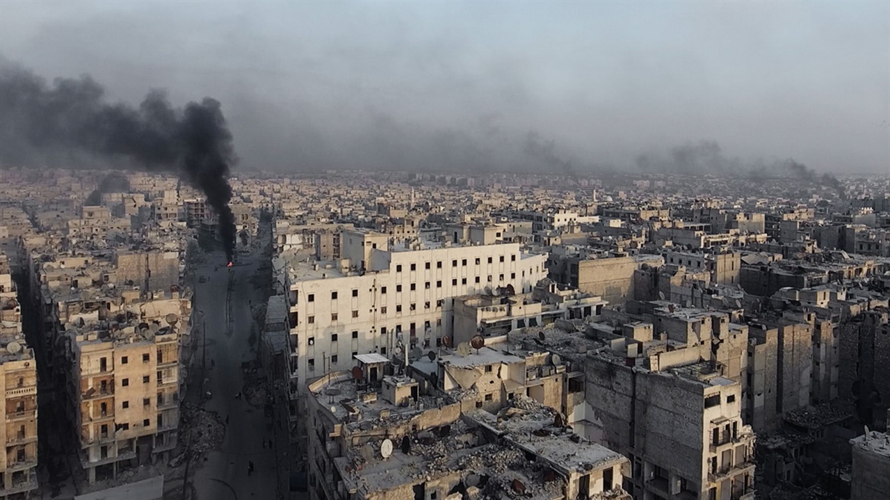  폐허가 되어버린 시리아의 도시 '알레포' 