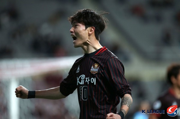  28일 오후 7시？ 서울월드컵경기장에서 벌어진 2020 AFC(아시아축구연맹) 챔피언스리그 플레이오프？케다(말레이시아)와의 경기 장면. 