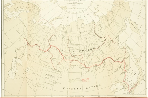 1882년 6월 3~9월 8일 귀국시 탐험 여행