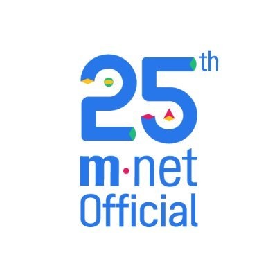  Mnet(엠넷) 개국 25주년 기념 로고