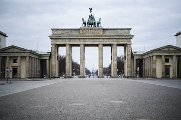 독일 베를린 브란덴부르크 앞 광장