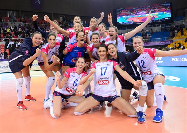  2019-2020시즌 노바라 팀 선수들... 2019 클럽 세계선수권 대회 (2019.12.3)