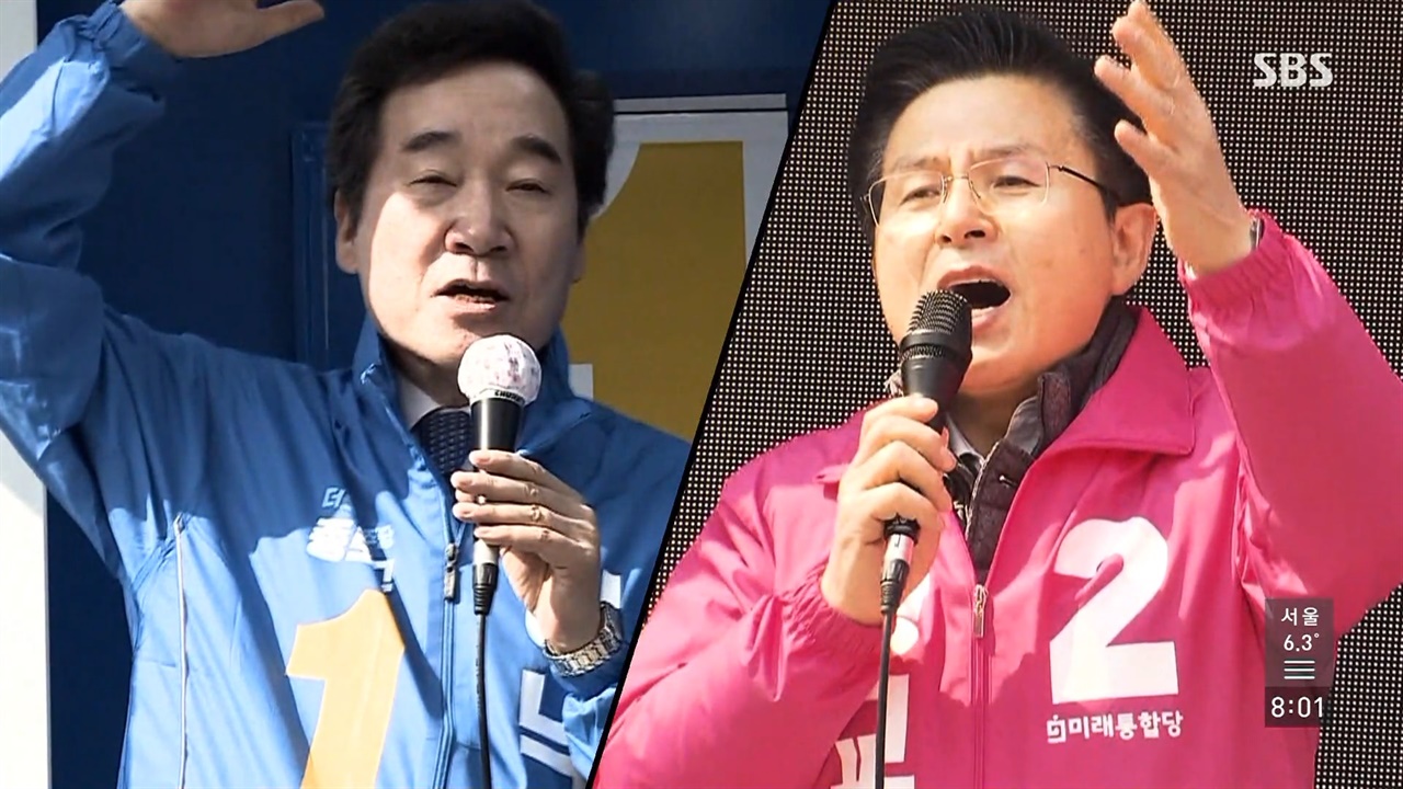  SBS <뉴스토리> '코로나와 총선, 민심 어디로?' 편의 한 장면