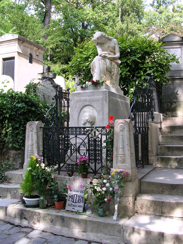 쇼팽이 묻힌 파리 페르 라세르 묘지