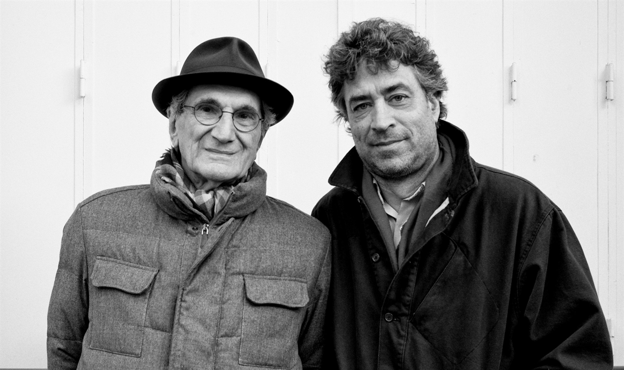 안토니오 네그리(왼쪽)와 마이클 하트가 신작 <어셈블리>를 미국에서 출판할 당시 사진(2017)