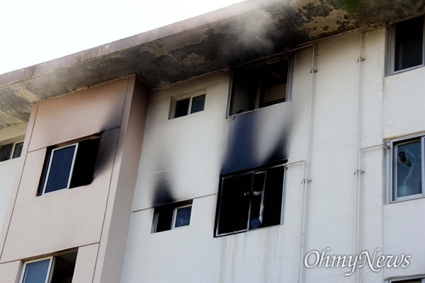 5월 13일 오후 1시 30분경 창원 성산구 상남동 소재 한 아파트에서 화재가 발생했다.
