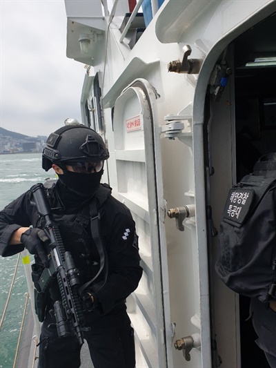 국제여객선 테러상황에 대비한 실전형 현장훈련