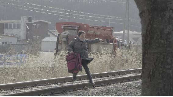  <바람의 언덕> 촬영현장에서. 정은경 배우