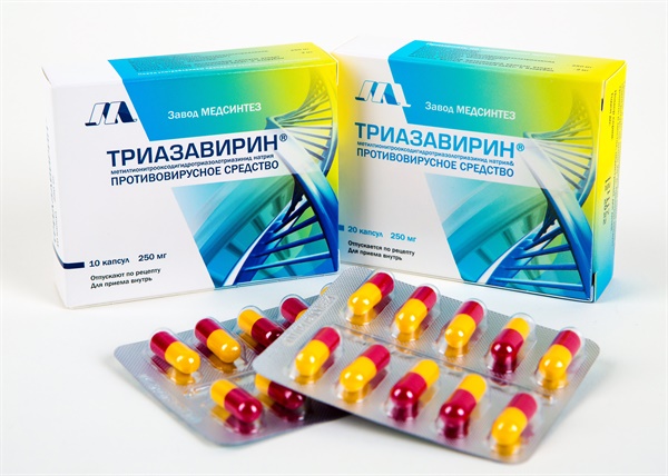 러시아 항바이러스제인 트리아자비린(Triazavirin) 