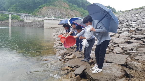 거창 가북면, 쏘가리 치어 2천마리 방류