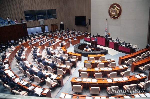 6월 30일 오전 서울 여의도 국회에서 열린 예산결산특별위원회 전체회의