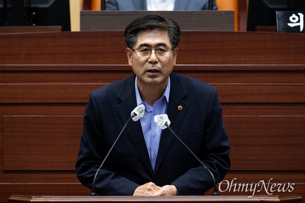 경북도의회 제11대 후반기 부의장으로 선출된 도기욱 의원.