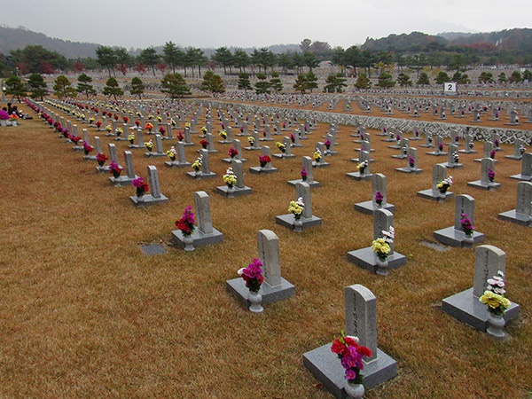 주시경 선생의 묘소가 있는 서울 현충원