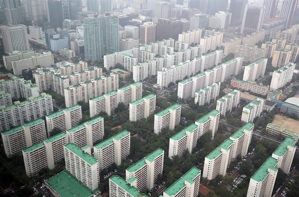 서울 영등포구 여의도 일대 구축 아파트 단지 자료사진.