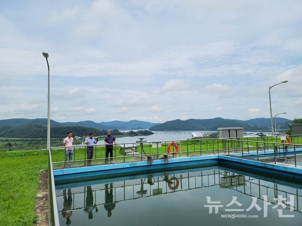 곤명정수장 전경.