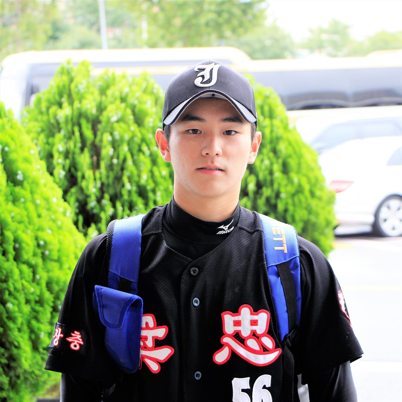  이번 청룡기 대회 좋은 활약을 펼쳤던 장충고등학교의 2학년 박태강 선수.