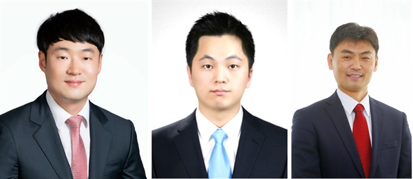 경상대 성효경 교수, 한동대 정임두 교수, 포스텍 박성진 교수(왼쪽부터).