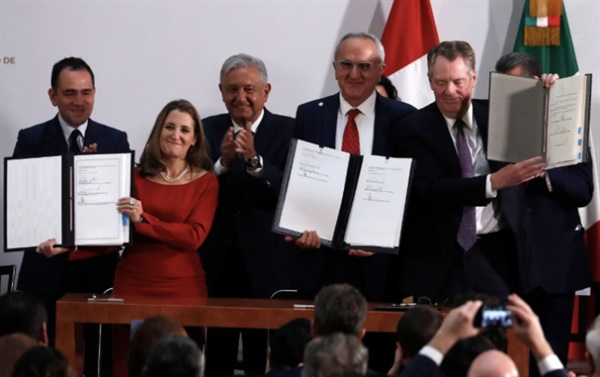 2019년 12월, 신 NAFTA 서명