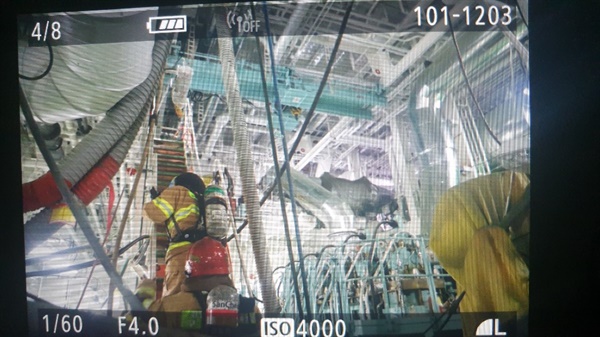 27일 경남 거제 삼성중공업에서 폭발사고가 발생했다.
