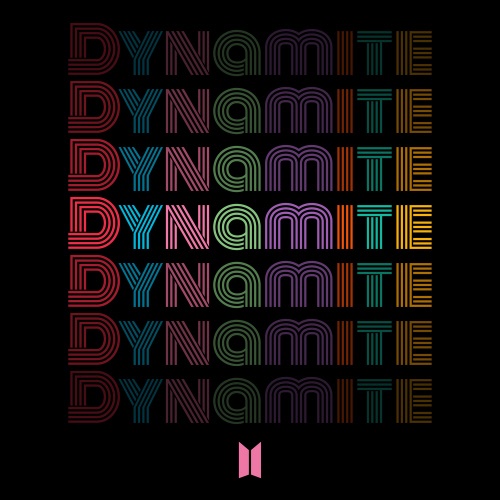  BTS의 신곡 '다이너마이트' 표지