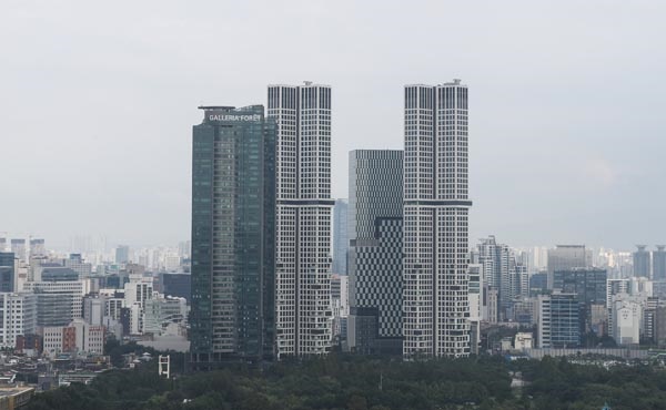  서울 시내 아파트 단지 모습.