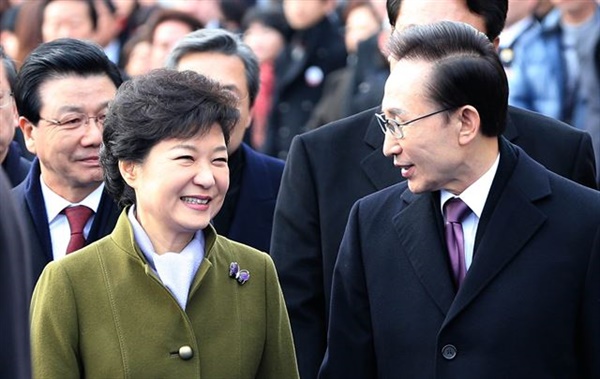 박근혜, 이명박 전 대통령