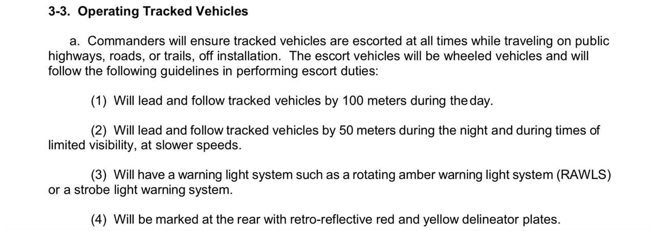 한국 내 차량 이동의 규율이 적힌 385-11호의 일부 내용이다.