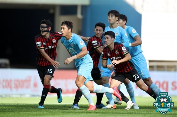  20일 오후 서울월드컵경기장에서 벌어진 FC서울과 대구FC의 경기 장면. 