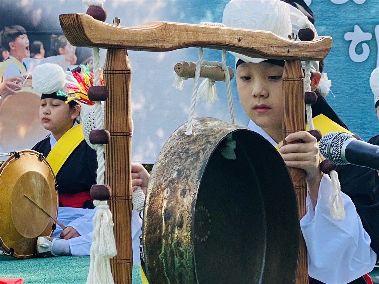 전교생9명 횡성 춘당초등학교 사물팀 '춘당꿈동이'