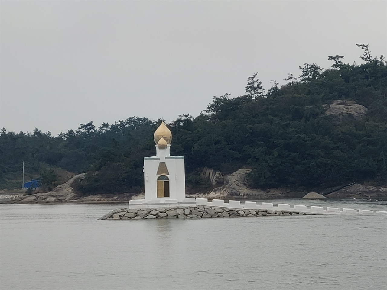 노두길이 물에 잠겨서 8번 마태오의 집(성당)에 갈 수가 없다. 