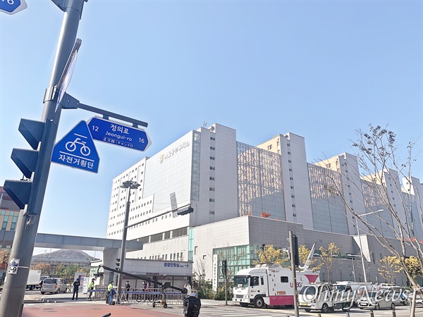 2일 이명박씨가 수감될 예정인 서울동부구치소의 모습.