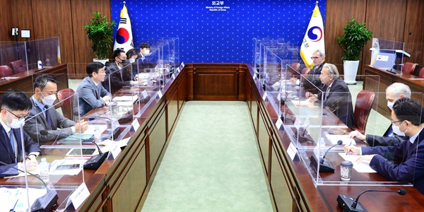 3일 오전 서울 도렴동 외교부 청사에서 제9차 한-IAEA 고위급 정책협의회가 열리고 있다.
