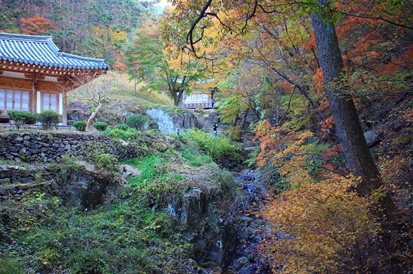 경주 용담정과 사각정 용추각 주변  모습