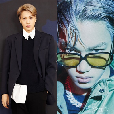 카이, 월클 퍼포머 솔로 출격! 엑소 카이가 30일 오전 열린 첫 솔로 앨범 < KAI > 온라인 기자간담회에서 포즈를 취하고 있다. 첫 솔로 앨범에는 카이표 직진 러브송을 예고한 타이틀 곡 '음 (Mmmh)'과 소록곡 'Nothing On Me(낫띵 온 미)', '기억상실(Amnesia)', 'Reason(리즌)', 'Ride Or Die(라이드 오어 다이)', 'Hello Stranger(헬로 스트레인저)' 등 총 6곡이 수록되어 있다.