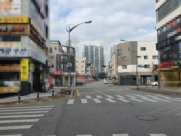  주점발 코로나19 집단감염자가 발생한 서산은 주말임에도 거리가 한산했다.