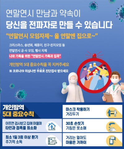  코로나19 예방 대책.