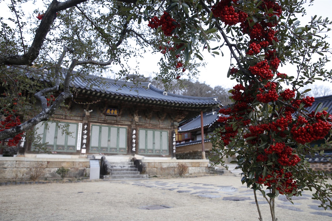 불일암을 보듬고 있는 송광사의 겨울 풍경. 송광사는 한국불교의 종갓집으로 통한다.